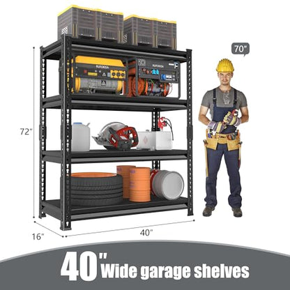 40" W Garage Shelving Heavy Duty