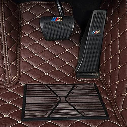 Custom All Weather Protection Luxury Leather Floor Mats for Cars SUVs Trucks According Anti