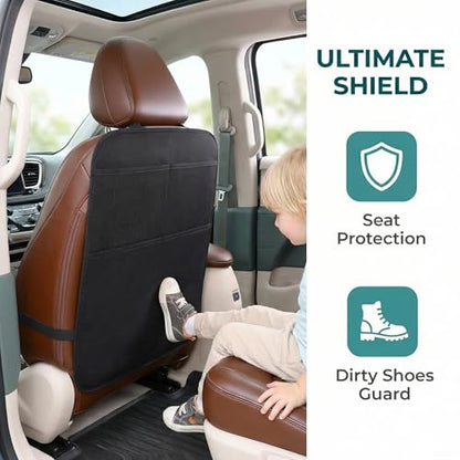 2 Pack Leather Car Seat Protector (2 Count)