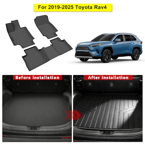 TPE Floor Mats for Toyota RAV4 2019