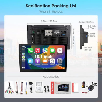 10.1 Inch Cars Radio with Apple Carplay and Android Auto