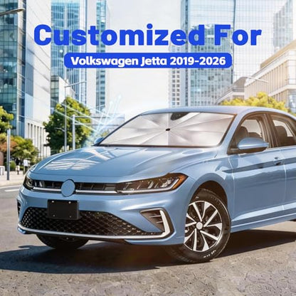 Car Windshield Sun Shade Umbrella for Volkswagen Jetta 2019