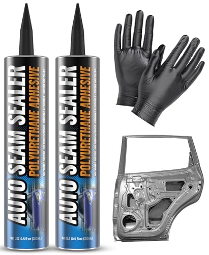 White [2 Pack] Professional Automotive Seam Sealer
