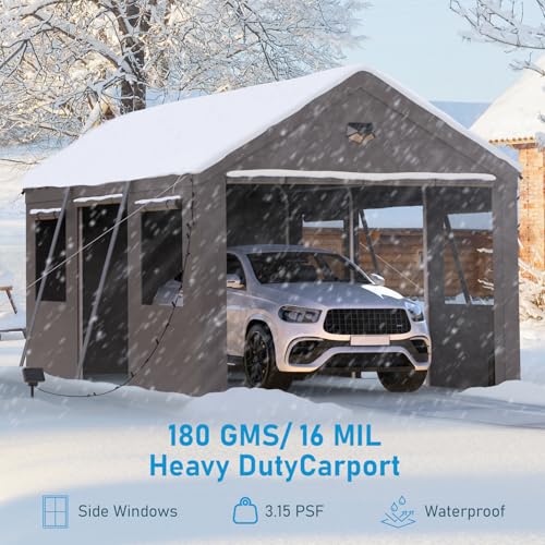 10x16 Heavy Duty Carport Canopy