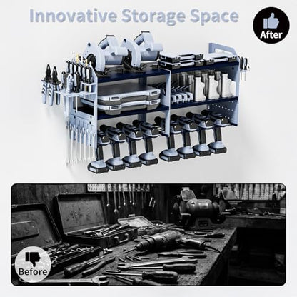 Large Wall Mount Power Tool Organizer