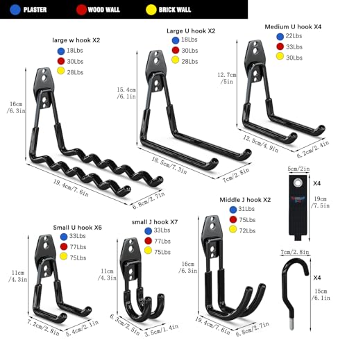 Heavy Duty Garage Hooks
