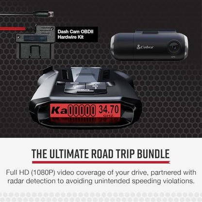 RAD 700i Radar Detector & SC 201 Smart Dash Cam Bundle