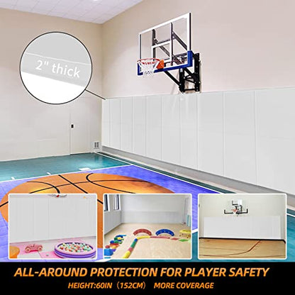 4 Pack Wall Protection Pads 2" Thick Foam Wall Padding