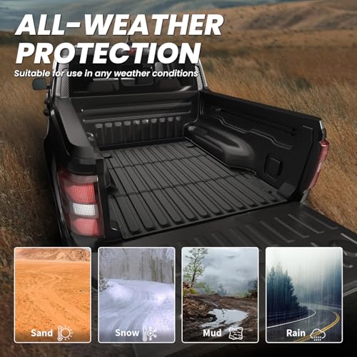 Truck Bed Mat for Ford Maverick 2026 2025 2024 2023 2022 Hybrid& Gas