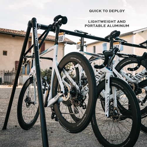 A Frame Portable Bike Storage Rack with Travel Bag