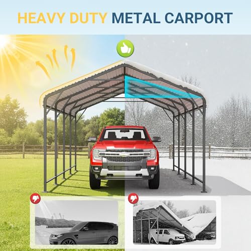 12 x 20 FT Metal Carport