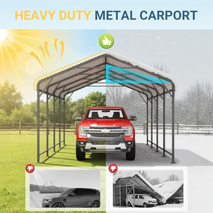 12 x 20 FT Metal Carport