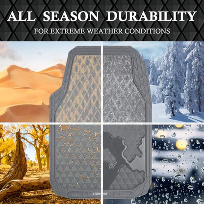 Gray Rubber Car Mats