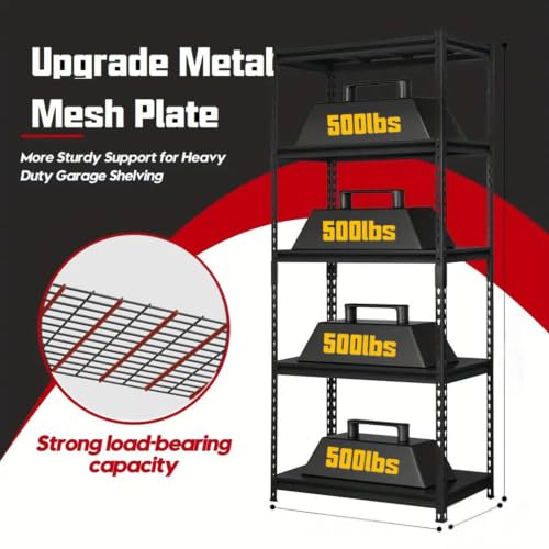 5 Tier Heavy Duty Garage Shelving