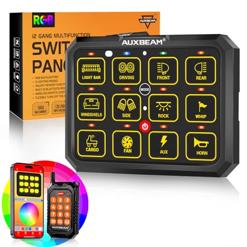 12 Gang Switch Panel Bluetooth RGB AC