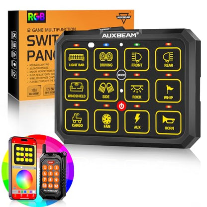 12 Gang Switch Panel Bluetooth RGB AC