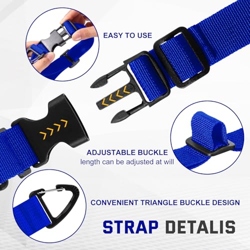 6 Pack Adjustable Extension Cord Holder Straps (6 Count)