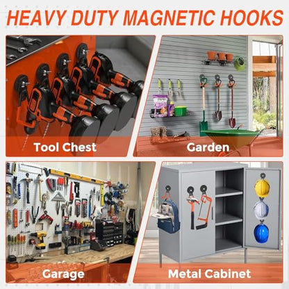 12 Pcs Magnetic Hooks Heavy Duty (12 Count)