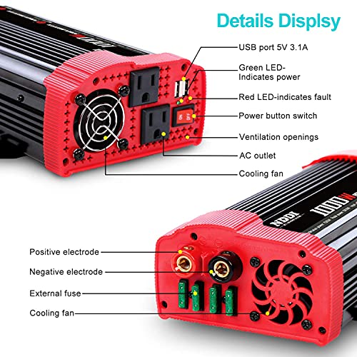 1000W Car Power Inverter