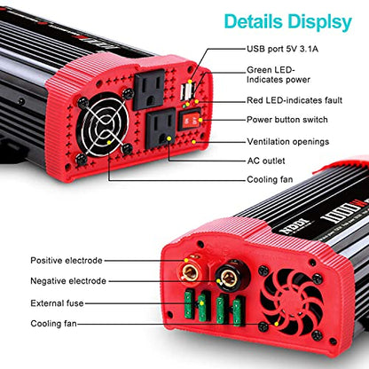 1000W Car Power Inverter