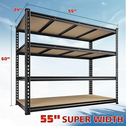 55" W Storage Shelves