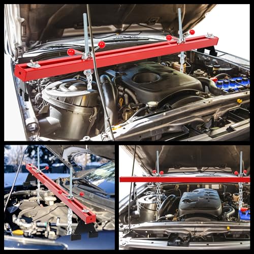 Engine Support Bar 1100lbs Capacity Motor Transverse Bar with 2