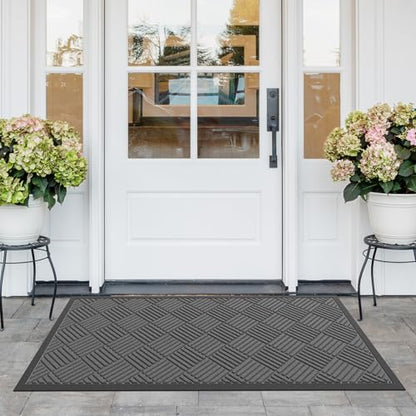 Durable Indoor Outdoor Door Mat (12 Sq Ft)