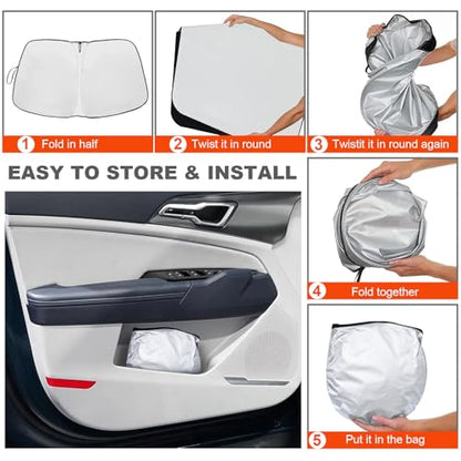 Foldable Front Windshield Sunshade fit for Kia Sportage 2023