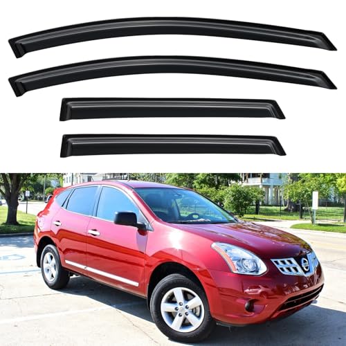 Window Visors Rain Guards for 2009 2010 2011 2012 2013 Nissan Rogue