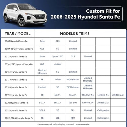 10 Layers SUV Car Cover Custom Fit for Hyundai Santa Fe