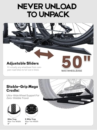 Bike Rack for Car Hitch Mount (2 Count)