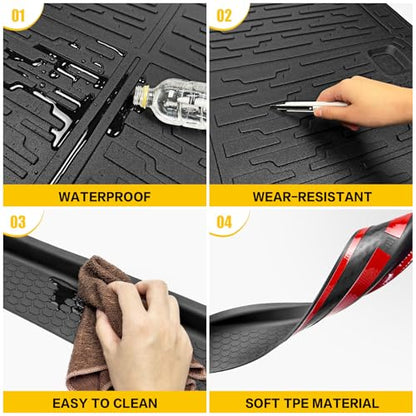 Cargo Mats with Door Sill Guards for 2018