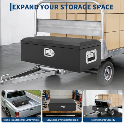 Heavy Duty Steel Metal Tool Box for Truck Bed
