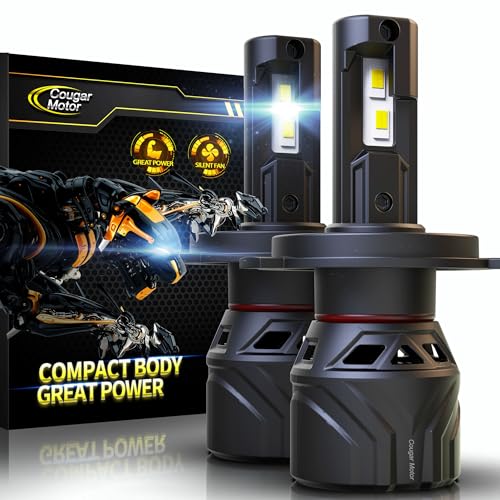 H4 Bulbs 9003 Fog Lights 6500K White Non (2 Count)