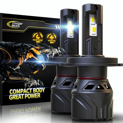 H4 Bulbs 9003 Fog Lights 6500K White Non (2 Count)