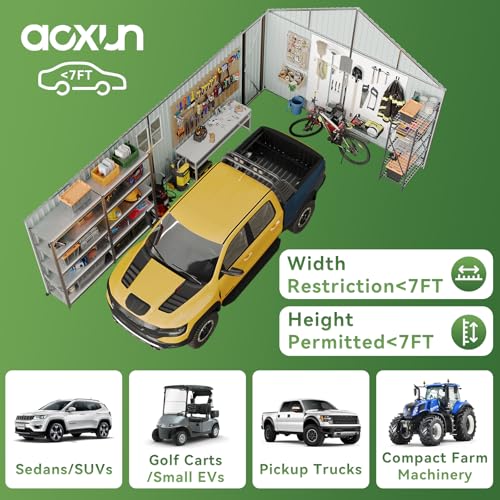 12'x20' Carport Shed Outdoor Metal Storage Sheds