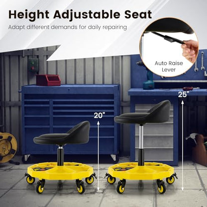 Rolling Garage Stool