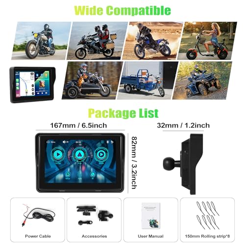 Motorcycle CarPlay Screen