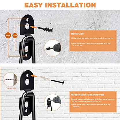 Garage Storage Hooks (4 Count)