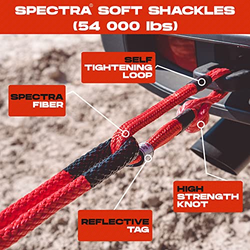 Gear Heavy Duty Kinetic Recovery Tow Rope