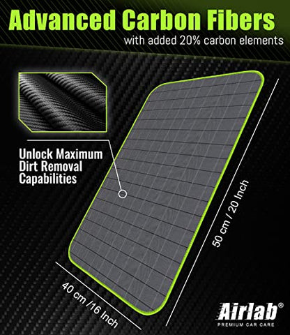Carbon Microfiber Towels for Car Glass Window Polishing (2 Count)