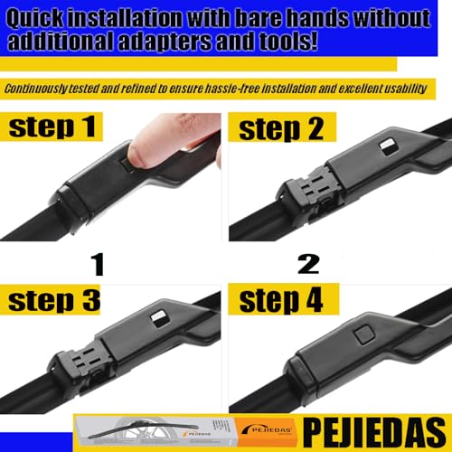 3 Replacement Wiper Blades For VW Volkswagen Golf 2015 2016 2017 2018 2019 2020 2021