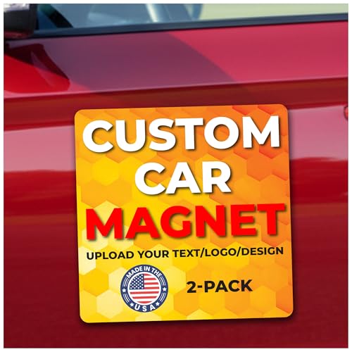 Custom Car Magnet 12" x 12" 30 Mil (2 Count)
