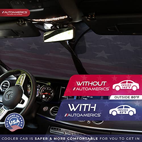 1 Piece Windshield Sun Shade USA Art Flag