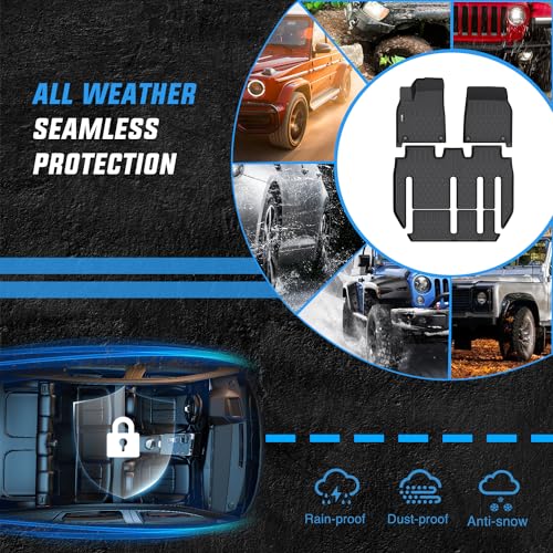 TPE Floor Mats for Tesla Model X 7 Seat 2022 2023 2024 2025 2026