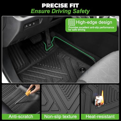 Floor Mats & Cargo Liner Set Custom Fit for Chevy Malibu 2025 2017