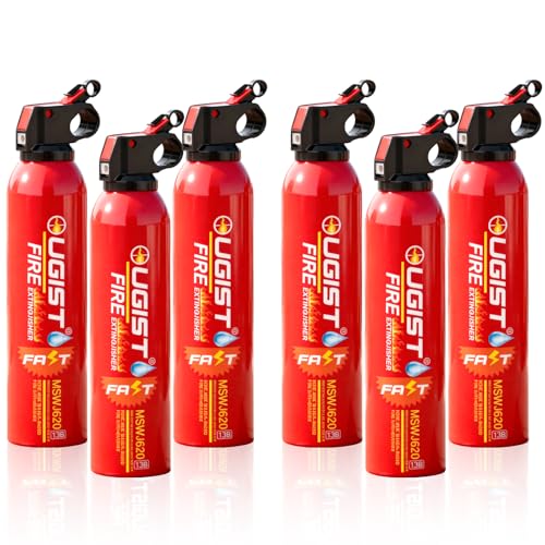 Small Portable Fire Extinguisher for Home and Kitchen (6 Count)