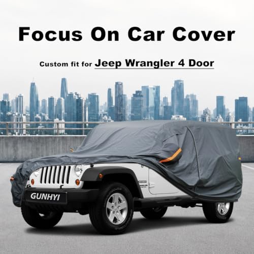Premium Car Cover Custom Fit Jeep Wrangler 4 Door