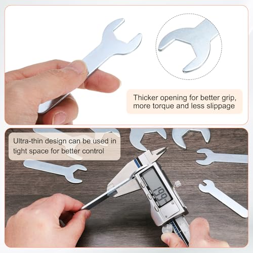 10pcs Small Wrench Open End Wrench 19x108x2mm Metric U (10 Count)