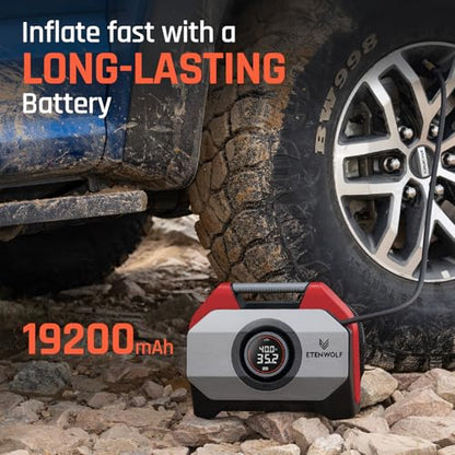 VORTEX S6 Tire Inflator Portable Air Compressor
